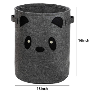 Il mio zoo animale di peluche cartone animato modello di animale pieghevole tessuto <span class=keywords><strong>in</strong></span> <span class=keywords><strong>feltro</strong></span> cubo cesto della biancheria <span class=keywords><strong>per</strong></span> giocattoli <span class=keywords><strong>per</strong></span> bambini - Product Image 4