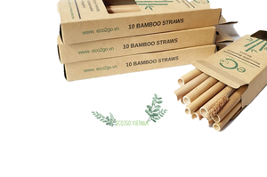 หลอดดูดทำจากไม้ไผ่ธรรมชาติ100%-หลอดดื่มเป็นมิตรต่อสิ่งแวดล้อมและย่อยสลายได้ทางชีวภาพหลอดไม้ไผ่ขายส่งพร้อมโลโก้แบบกำหนดเอง - Product Image 2