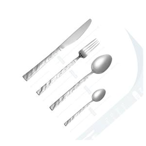 Fourniture indienne de style simple Fabricant de couverts en acier inoxydable doré Ensemble de couverts en métal de luxe pour les fêtes quotidiennes - Product Image 3