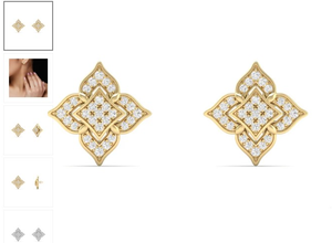 Aniva <b>Jewelry's</b> Top Selling 14kt Gold Women's <b>Fine</b> <b>Jewelry</b> <b>Set</b> Pendant Earring Ring Lab Grown Diamond for Wedding Party Gift - Product Image 2