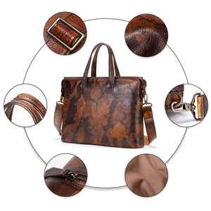 Custom Best Selling High Quality Genuine Leather Laptop Bag Briefcase Bags - Product Image 5