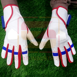 Gants de frappe de Baseball professionnels en cuir véritable de haute qualité respirant Durable doux confortable meilleure prise en main sur mesure - Product Image 2