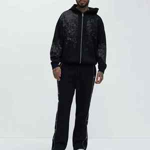 Los adultos usan chándal de diamantes de imitación para hombres al mejor precio Super calidad para trotar Chándal de embalaje personalizado de talla grande para hombres - Product Image 1