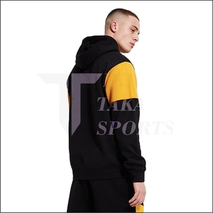 Sweat à capuche pour homme de haute qualité en polyester/coton lourd, style streetwear, col à capuche, motif uni, pull d'automne, écologique - Product Image 5