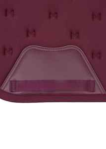 Manta de silla de montar inglesa de algodón transpirable con relleno acolchado y forro suave, diseñada para comodidad, durabilidad y equilibrio en la equitación. - Product Image 3