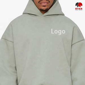 Sweat à capuche pour homme Ryan Pro Gear avec logo personnalisé sur le devant, tissu en molleton 100% coton, respirant, décontracté, vêtements d'hiver, ODM - Product Image 4
