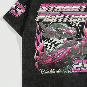 Camisetas con estampado digital DTG DTF para hombre, ropa de calle informal con gráfico personalizado, ropa de moda de manga corta de algodón - Product Image 5