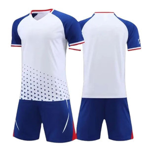 Ensemble de maillots de football personnalisés unisexes de haute qualité, impression numérique, uniforme d'équipe adulte, 100% polyester, toutes saisons, entraînement, nouvelle tenue de football - Product Image 1