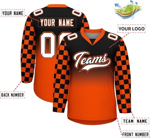 Por encargo duradero ligero profesional Teamwear transpirable de secado rápido al por mayor OEM sublimado Hockey sobre hielo Jersey - Product Image 3
