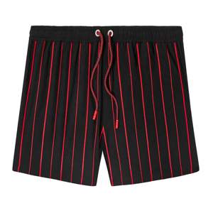 The Sopranos Lineup <b>Swim</b> Trunks Featuring Chain-Stitched Stripes and Quick-Drying Fabric Perfect for the Ultimate Summer Escape - Product Image 1