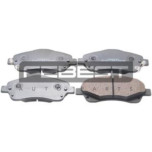 Set di pastiglie freno anteriori FEBEST (0101-AZT250F) - Product Image 1