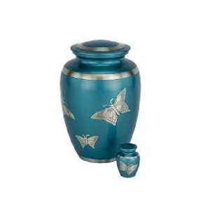 Producto más vendido, urnas de cremación de latón para suministros funerarios decorativos hechos a mano, urnas de cremación para cenizas de adultos - Product Image 3