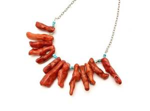 Nuevo collar de cuentas de resina en forma de flor clásico de moda para fiestas boda uso Logotipo de personalización - Product Image 2