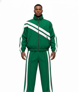 Ensemble de survêtement d'hiver imprimé à capuche unisexe, deux pièces, streetwear décontracté, tenue hip-hop, respirant, 100% coton, vêtements de sport, jogging - Product Image 1