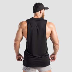 เสื้อกล้ามสะท้อนแสงสีดำสำหรับผู้ชาย - Product Image 2