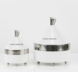 Casserole en métal isolante et thermorégulatrice de luxe au design moderne, best-seller, fabriquée en acier inoxydable - Product Image 2