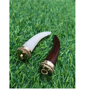 จี้เรซิ่นทำมือจากดีไซเนอร์ ชุบทอง |   เครื่องประดับแฟชั่นขายส่ง - Product Image 3