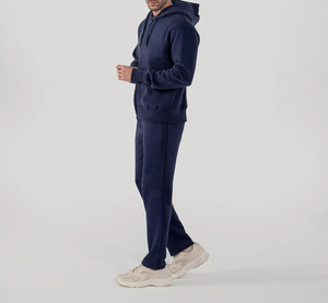 Wholesale OEM Custom Men Regular Fit Zipper Hoodie Comfy Casual Streetwear Fashion <b>Full</b> <b>Zip</b> Hooded <b>Sweatshirt</b> Winter Daily Wear - Product Image 3