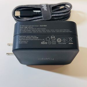 Caricatore USB C PD 100W Hyppr per Macbook, Tipo C 5V3A, Porta per Auricolari e Telefono, Logo AC - Product Image 5