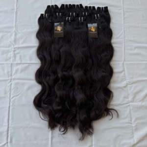 100% cheveux naturels bruts non traités du temple indien, faisceaux de cheveux raides du temple brut, paquet de cheveux blonds 613 avec fermeture - Product Image 1