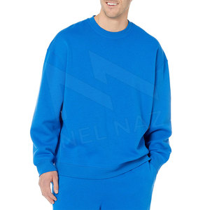 Vente en gros de survêtements de jogging uni en coton épais pour hommes de grande taille vêtements de sport de course survêtement avec ensembles de jogging survêtement - Product Image 6