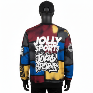 Sweat-shirt pour homme de qualité supérieure, sublimation, 280 GSM, polaire en polyester, toucher doux, design bicolore, logo personnalisé, sweat-shirt basique pour homme - Product Image 2