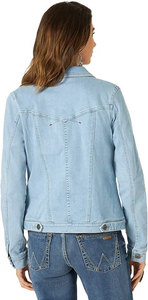 Abrigo de invierno para mujer con forro de piel grueso cálido suelto ajuste trasero cremallera de gran tamaño mujer Denim rompevientos crudo procesado - Product Image 3