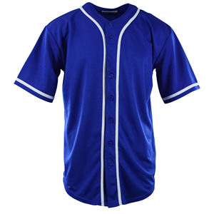 Camiseta Deportiva de Secado Rápido con Estampado Personalizado, Jersey de Béisbol Transpirable y de Color Sólido, Camiseta de Práctica de Equipo, Ropa Deportiva Ligera - Product Image 1