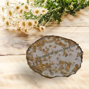 Posavasos de resina Reversible ovalada de alta calidad superventas y almohadillas para bebidas de té y café - Product Image 3