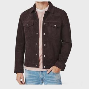 Adults Size <b>Men</b> Soft Touch Breathable Suede Leather <b>Shirt</b> <b>with</b> Front <b>Pockets</b> High Quality Formal or Casual Wear in All Sizes - Product Image 3