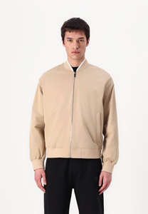 Chaqueta universitaria de lana de invierno de diseño personalizado para hombre, tipo cierre, bolsillos con botones, chaqueta universitaria de bombardero de béisbol Letterman - Product Image 5