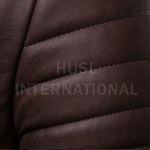 Vente en gros Mode Vestes de moto en cuir PU à capuche noires imperméables pour hommes - Product Image 4
