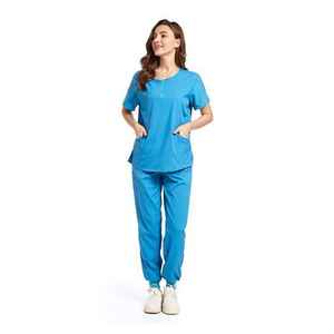 Combinaisons de blouses médicales personnalisées en spandex 2024, uniformes d'hôpital, uniformes médicaux, uniformes d'infirmière, ensembles de blouses personnalisées pour infirmières - Product Image 6