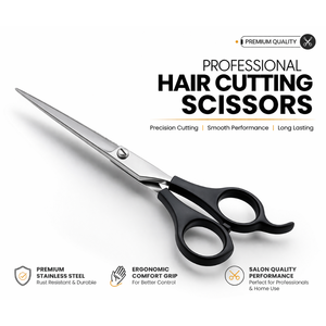 Ciseaux de coiffure professionnels de 6,5 pouces en acier inoxydable, ciseaux de barbier légers et ergonomiques, outil de salon - Product Image 2