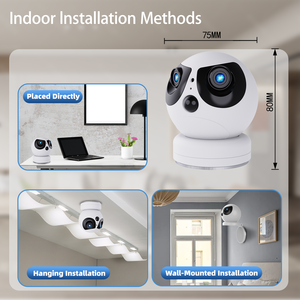 Caméra de surveillance pour bébé intelligente sans fil 5,0 pouces 1080P <span class=keywords><strong>Audio</strong></span> bidirectionnel avec affichage Wifi Tuya Moniteur de sommeil pour bébé Moniteur de bébé intelligent - Product Image 4