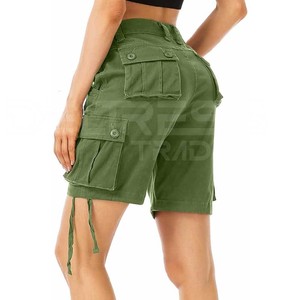 Pantalones cortos Cargo para damas Venta al por mayor Pantalones casuales de cintura media Diseñador Ropa de calle elegante Mujeres Mejor diseño personalizado Diseño superior - Product Image 5