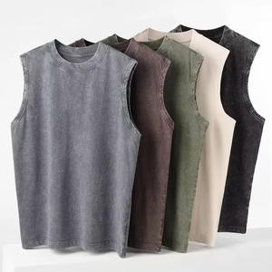 Camiseta sin mangas de compresión de varios colores, camiseta atlética sin mangas con músculos, logotipo personalizado, chaleco de entrenamiento para gimnasio, ropa deportiva, proveedor mayorista - Product Image 1