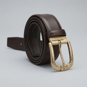Exclusive Custom Logo Leather <b>Belt</b> Premium Solid Color Men's Leather <b>Belt</b> Heavyweight <b>Vintage</b> Pin Buckle Leather <b>Belt</b> - Product Image 2