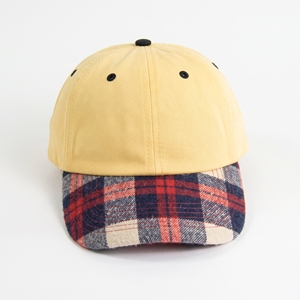 Gorra de Béisbol de 6 Paneles con Visera a Cuadros, Ajustable, Unisex, de Franela de Algodón, Deportiva, Casual, al por Mayor, con Logotipo Personalizado, de Alta Calidad, OEM, ODM - Product Image 1