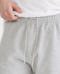 Short d'été classique 100% coton pour homme 400 grammes léger entraînement High Street taille moyenne coupe ample cordon de serrage brodé - Product Image 3