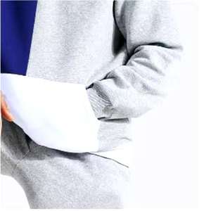 Conjunto de chándal deportivo de invierno de alta moda para hombre, logotipo personalizado, transpirable y cuello con capucha de talla grande - Product Image 2