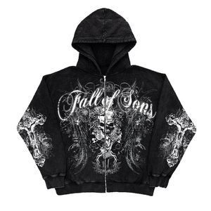 Estilo moderno Recién llegado Cremallera térmica Diseño personalizado 100% Algodón Color blanco Sudadera con capucha de lana con serigrafía - Product Image 2