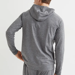 Sudaderas con Capucha para Hombre de Color Sólido de Calidad Profesional para Invierno, Mezcla de Poliéster/Algodón, Colores Personalizados, Logotipo Personalizado, Transpirables, 180g, Tipo Pullover - Product Image 1