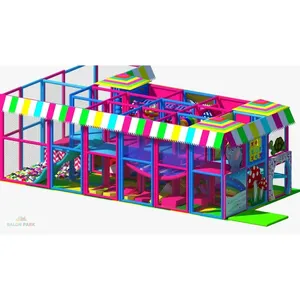 Sistema de Juegos Infantiles Comercial de 7x3m para Interiores, con Piscina de Pelotas y Laberinto, para Centros Comerciales - Product Image 3