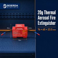 Système de suppression automatique d'incendie par aérosol sur rail DIN pour armoire de distribution électrique
