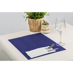 Nappe bleue 30x40cm à imprimé neutre Novotex TNT B2B - Product Image 1