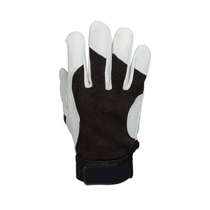 Gants mécaniques en cuir de chèvre, meilleures performances, résistants à l'abrasion, doux et confortables, gants de sécurité pour le travail - Product Image 3