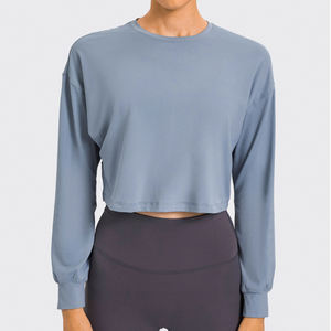 Hot Selling Ladies <b>Crop</b> <b>Tops</b> <b>Sexy</b> Casual Solid Colors Collarless 100% Cotton Quick Dry Lightweight Eco-Friendly Summer Clothing - Product Image 6