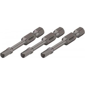 Juego de Puntas de Impacto Hexagonales Largas Hazet de 1/4'', 3 Piezas, Accesorio para Destornillador Eléctrico - Product Image 1