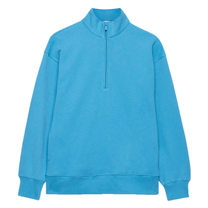 เสื้อสเวตเตอร์แบบมีซิปสำหรับผู้หญิงเสื้อสเวตเชิ้ตโอเวอร์ไซส์ผ้าฝ้ายคอตตอนเสื้อสเวตเชิ้ตคอกลมมีคุณภาพสูง - Product Image 1